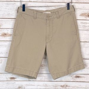 J.Crew sz30 Khaki Flat Front Chino Shorts